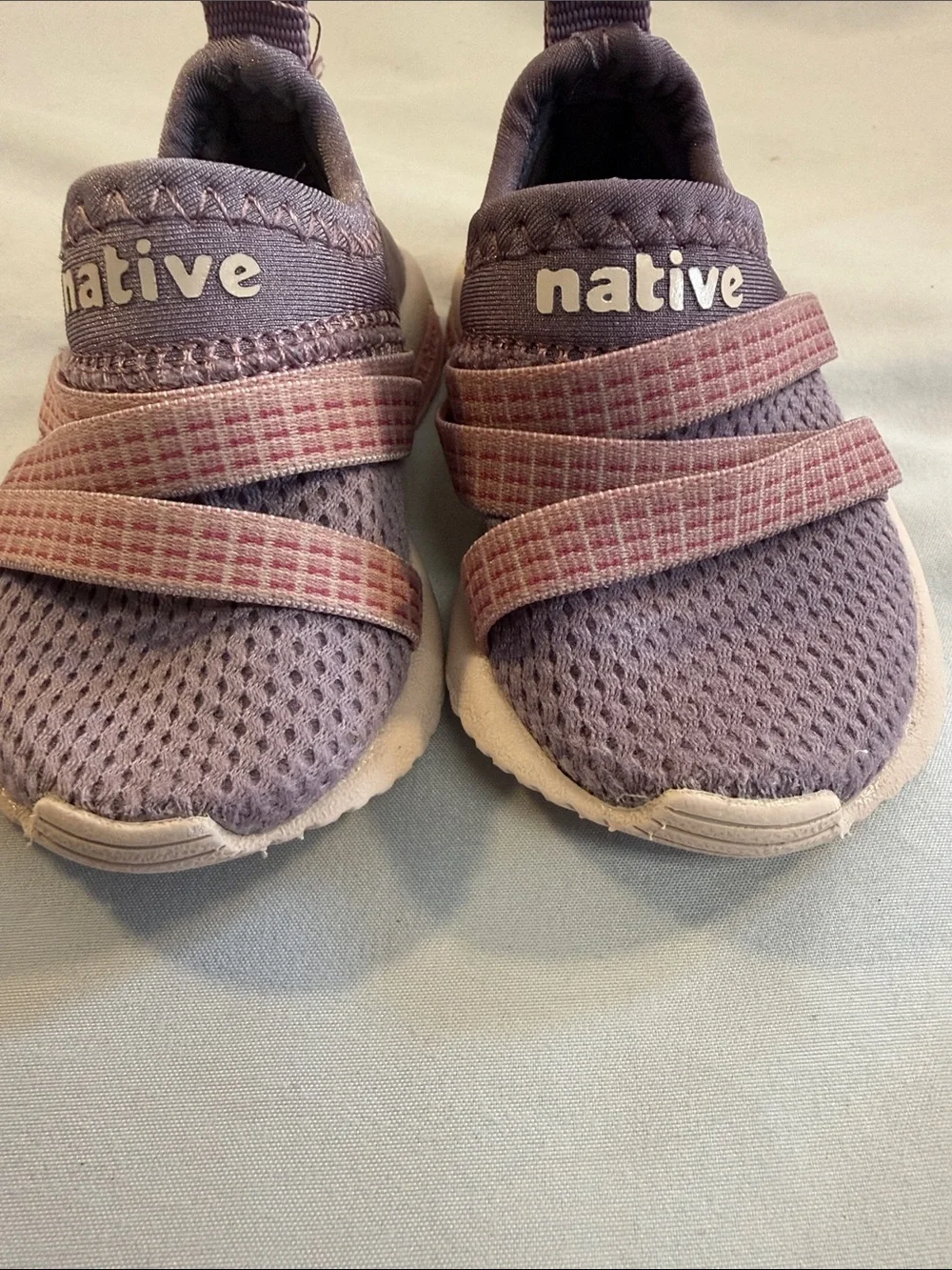 Native Kids Purple and Pink Slip-On Sneakers - Picture 5 of 7